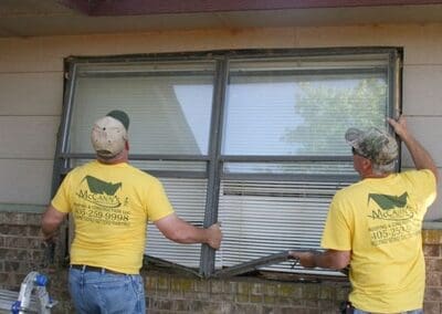 New Window Installation in Oklahoma McCanns Roofing and Construction